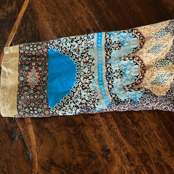 Johnny Was Silk V-Neck Tunic Dress Size MED-EUC-Like New🪷 - Picture 10 of 13